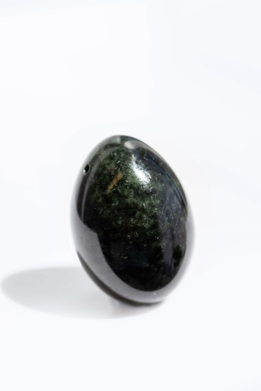 Nephrite Jade Yoni Egg - GIA Certified