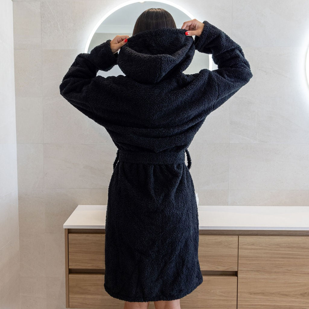 Splash Waterproof Robes - Black