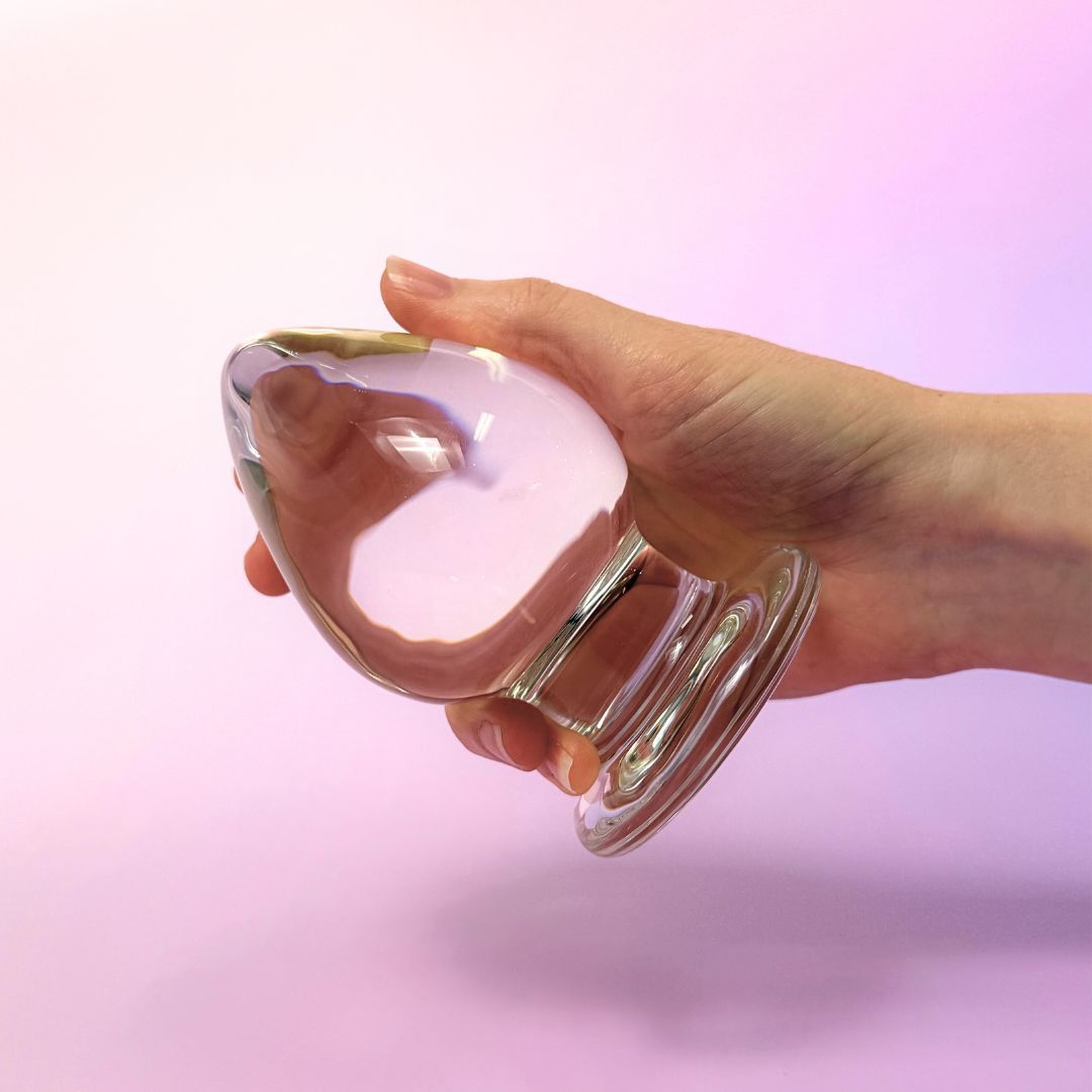 The Stretcher Glass Anal Plug