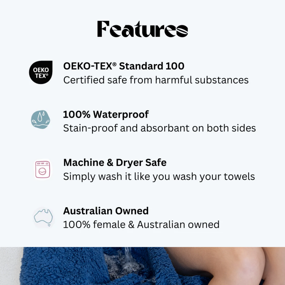 Waterproof Splash Blanket™ - Hamptons Navy The OG