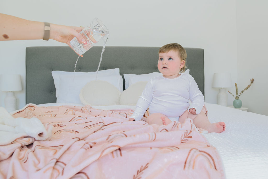Waterproof Baby Rainbow Splash Blanket™