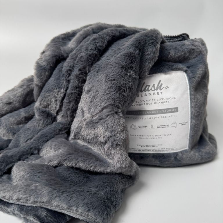 Furlush Waterproof Splash Blanket™ - Stormy