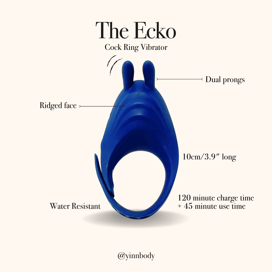 The Ecko - Couples Adjustable Cock Ring Vibrator