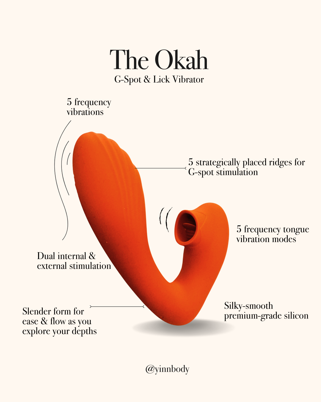 The Okah - Vibrator for blended orgasms