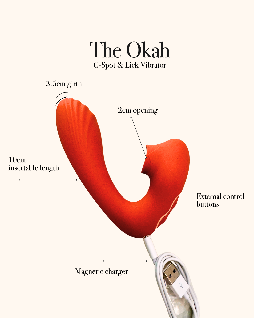 The Okah - Vibrator for blended orgasms