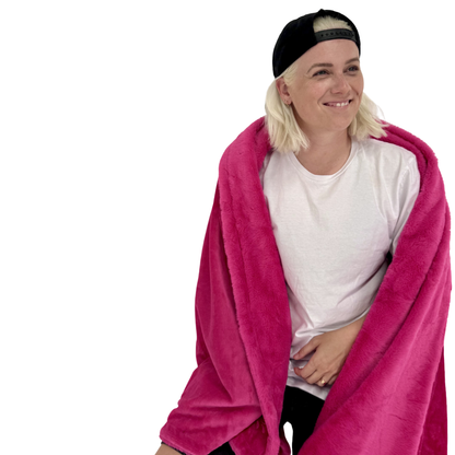 Furlush Waterproof Splash Blanket™ - Sassy Pink
