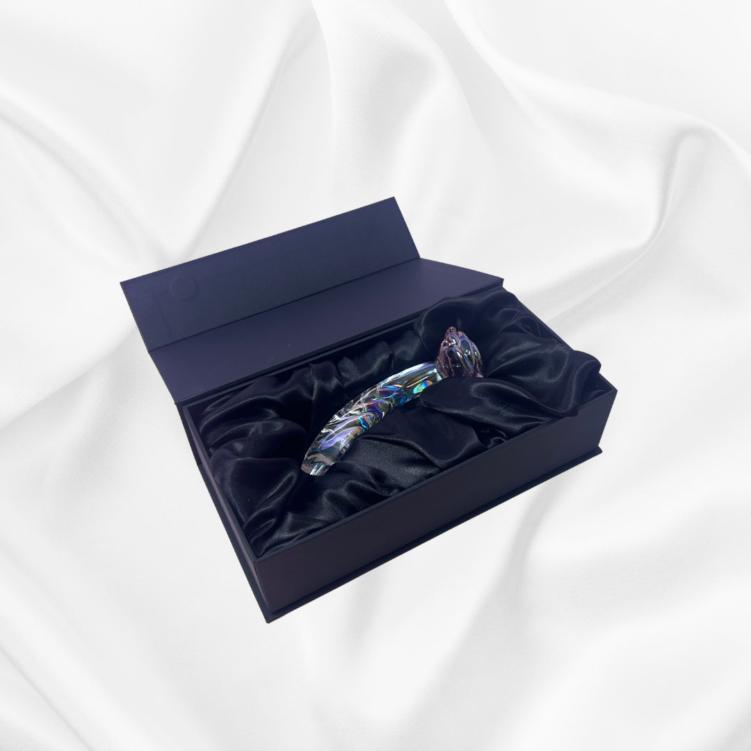 The Aphrodite - Rose Glass Pleasure Wand
