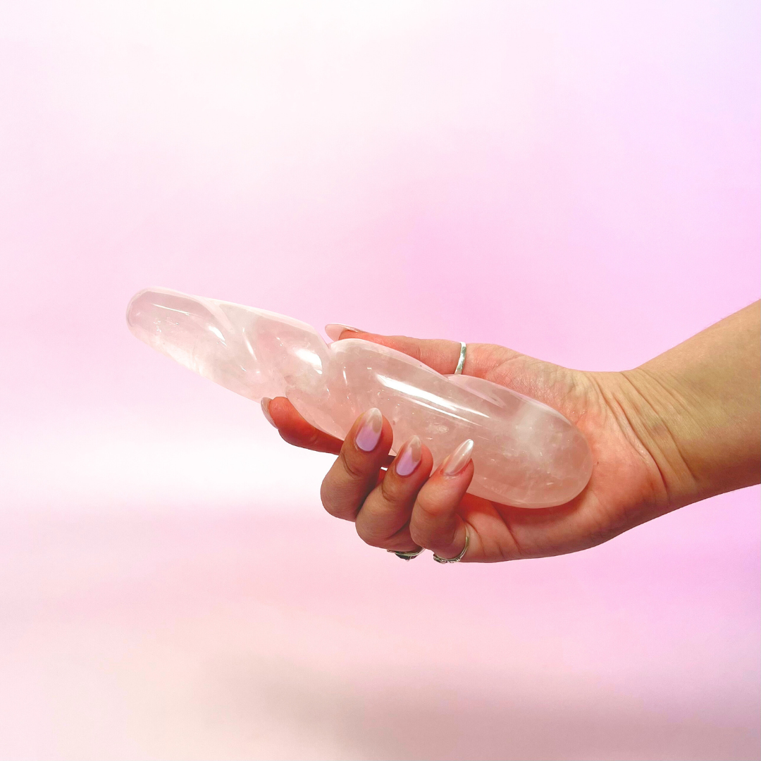 Azalea - Rose Quartz Crystal Wand