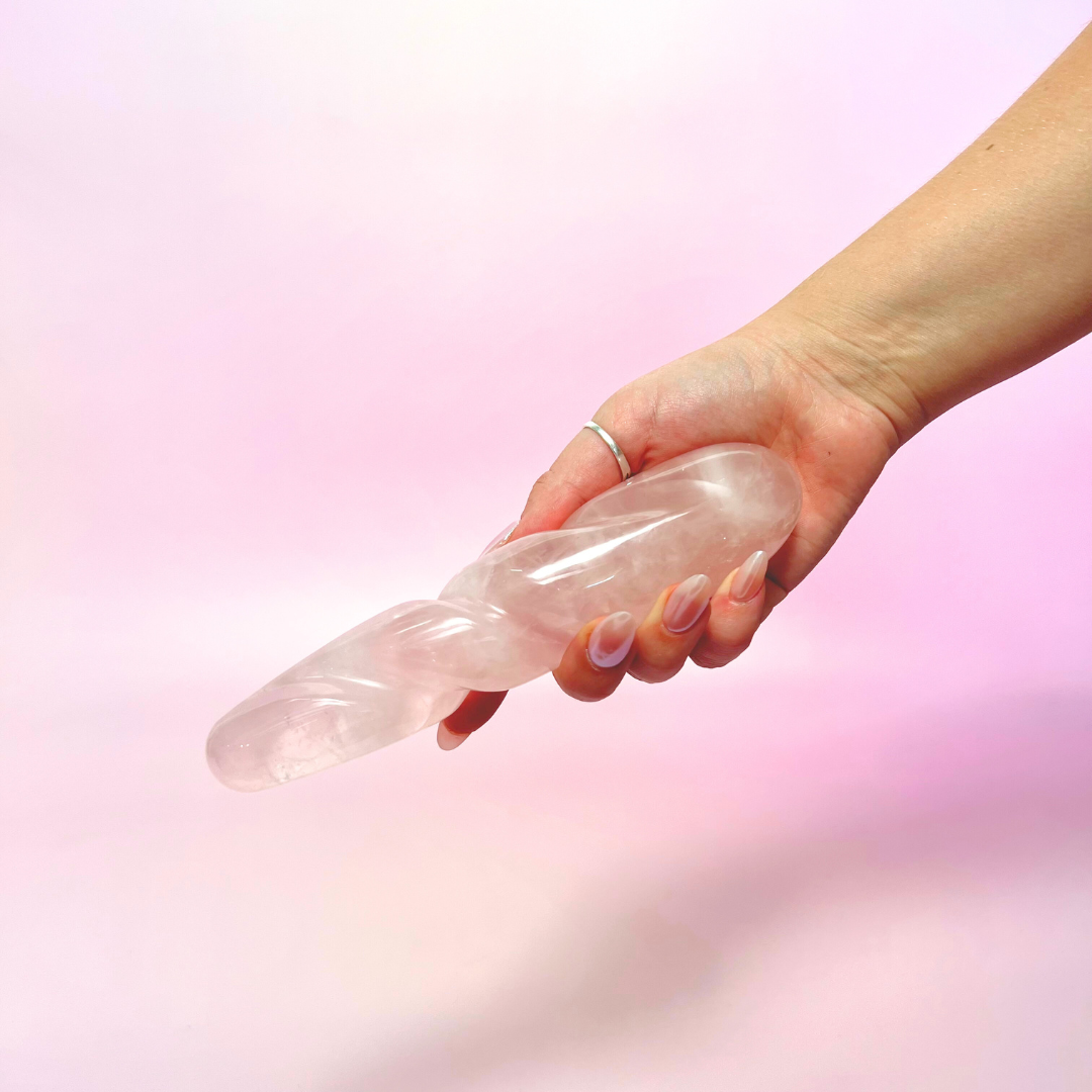 Azalea - Rose Quartz Crystal Wand