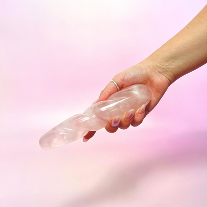 Azalea - Rose Quartz Crystal Wand
