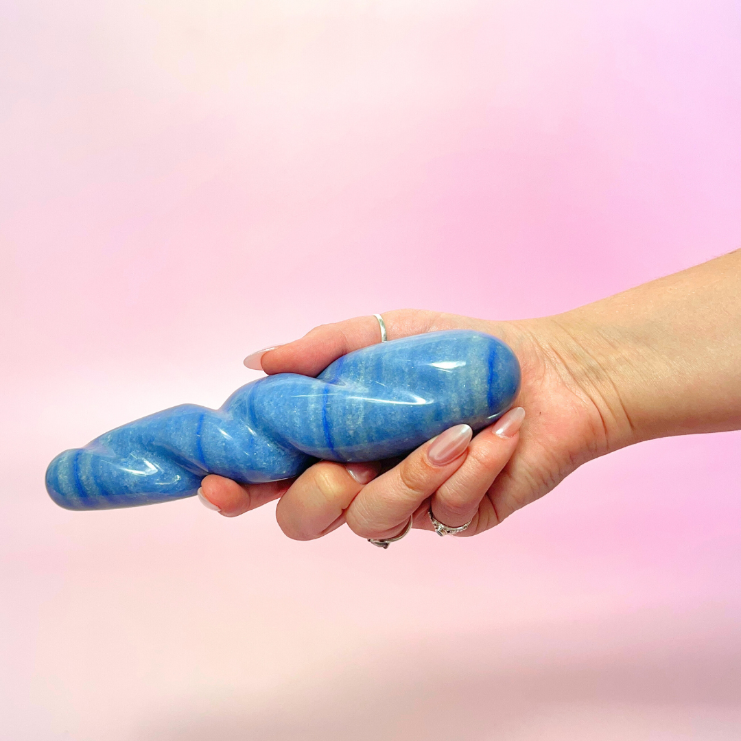 Azure - Blue Aventurine Crystal Wand