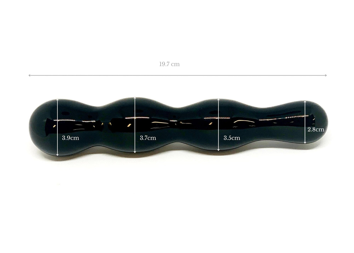 The Duke - Black Obsidian Dildo