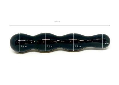 The Duke - Black Obsidian Dildo