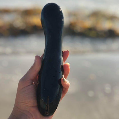 The Yang XL Black Obsidian Wand
