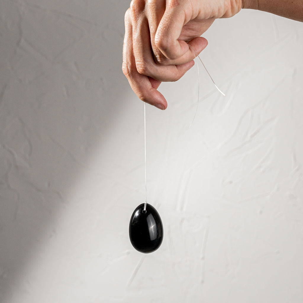 Black Obsidian Yoni Egg
