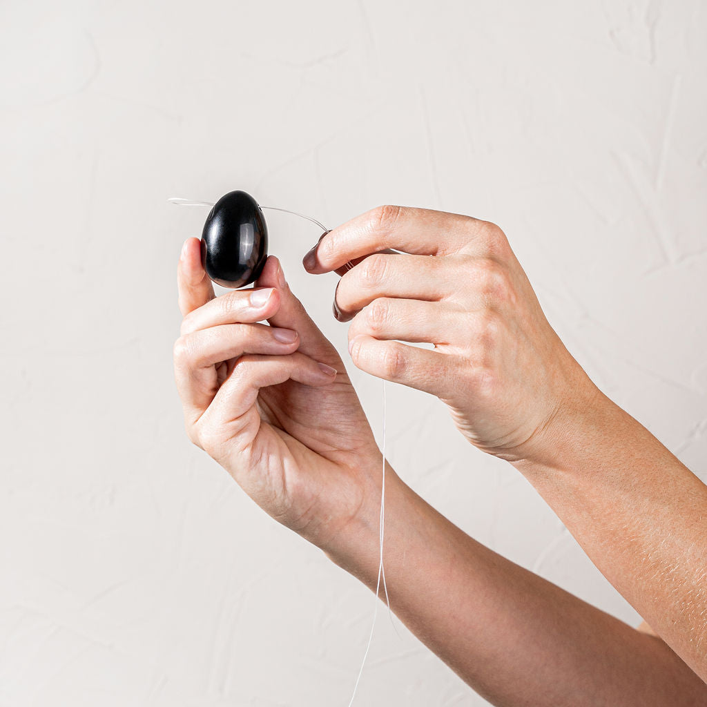 Black Obsidian Yoni Egg