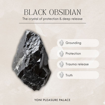 Black Obsidian Yoni Egg