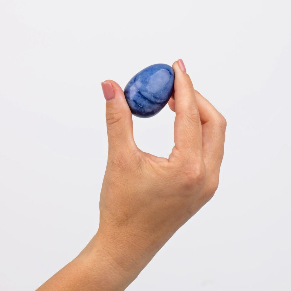 Blue Aventurine Quartz Yoni Egg