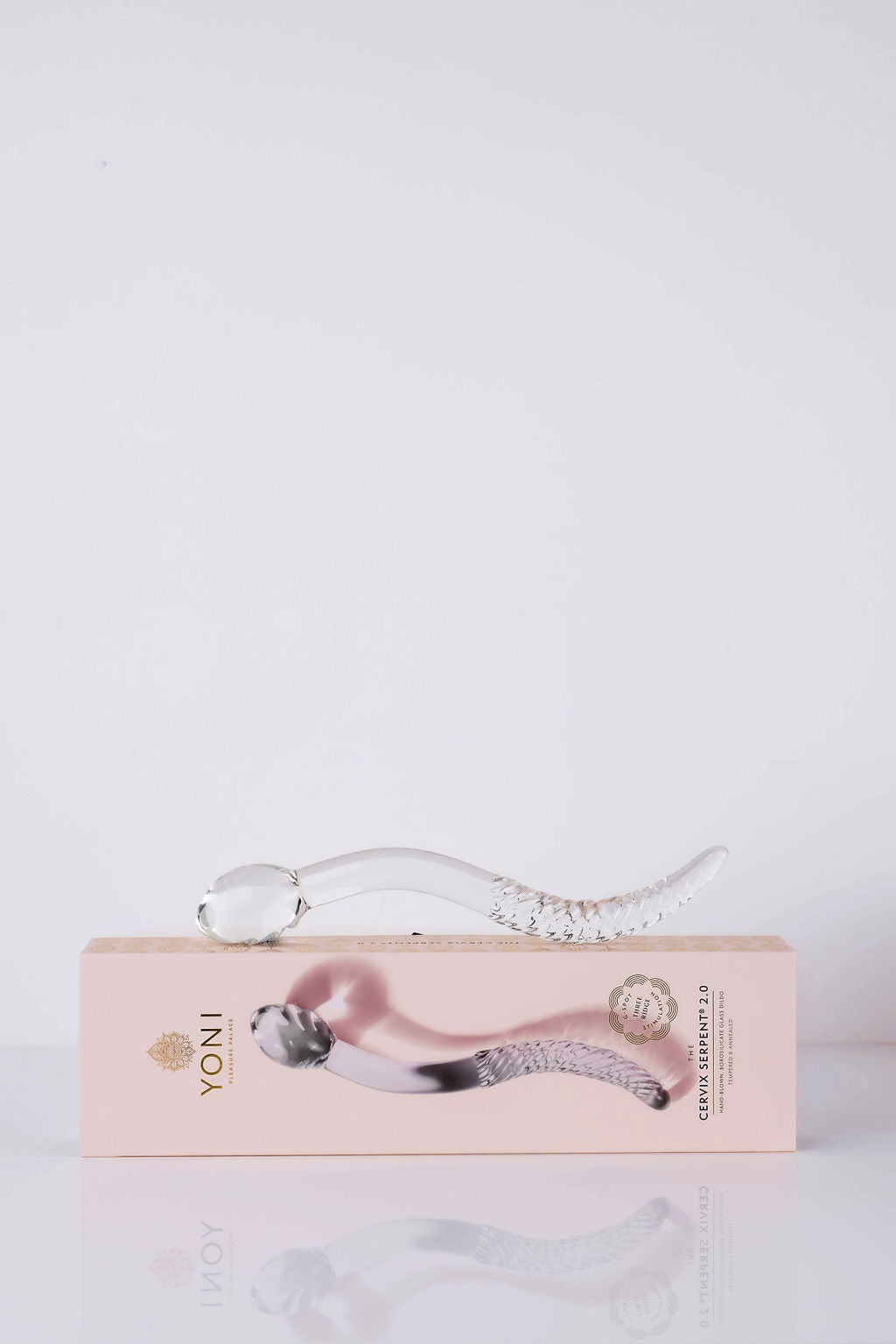 The Cervix Serpent™ Glass Dildo Pleasure Wand