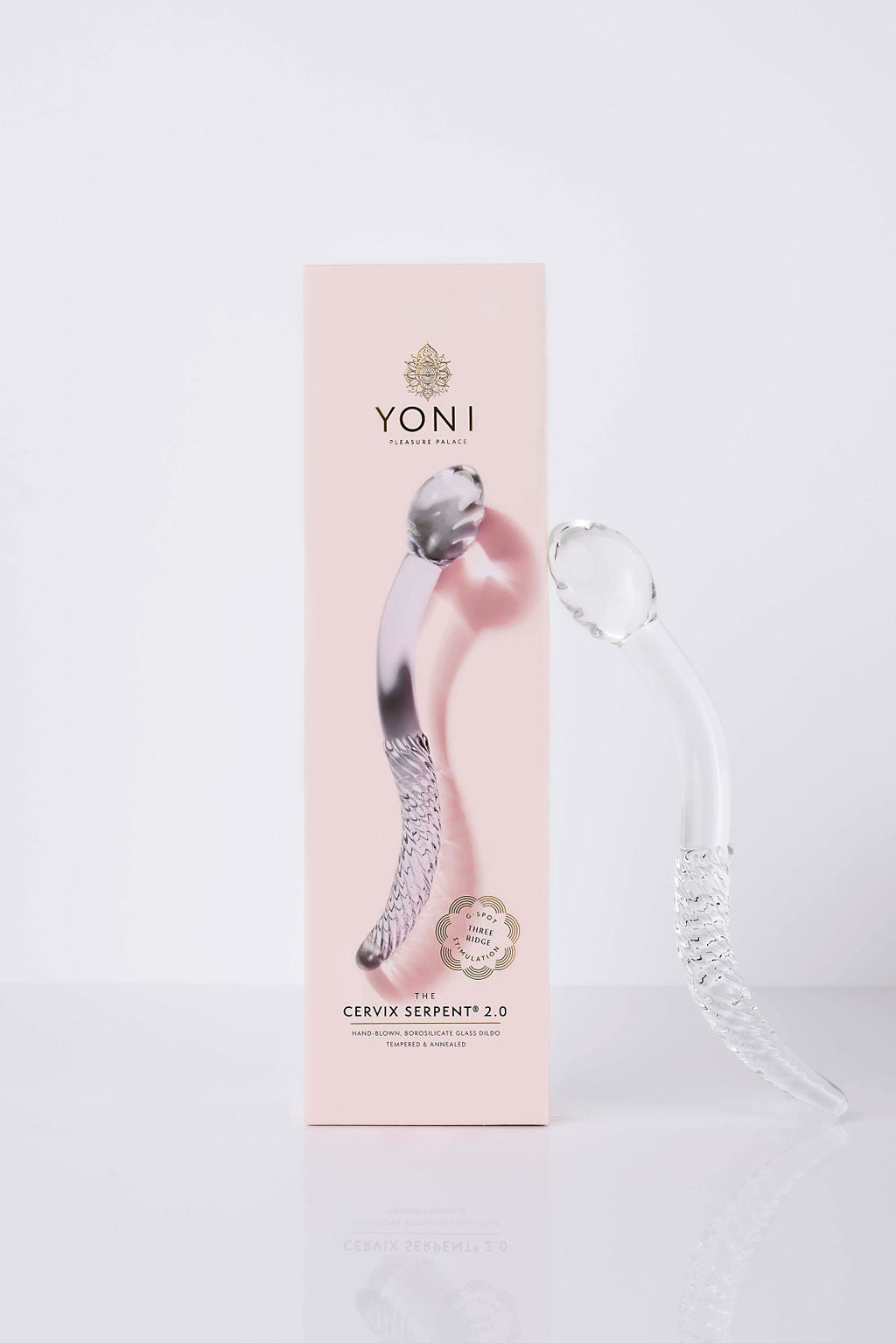 The Cervix Serpent™ Glass Dildo Pleasure Wand
