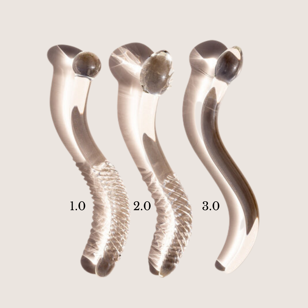 The Cervix Serpent™ Glass Dildo Pleasure Wand