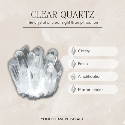 Brazilian Clear Quartz Yoni Egg