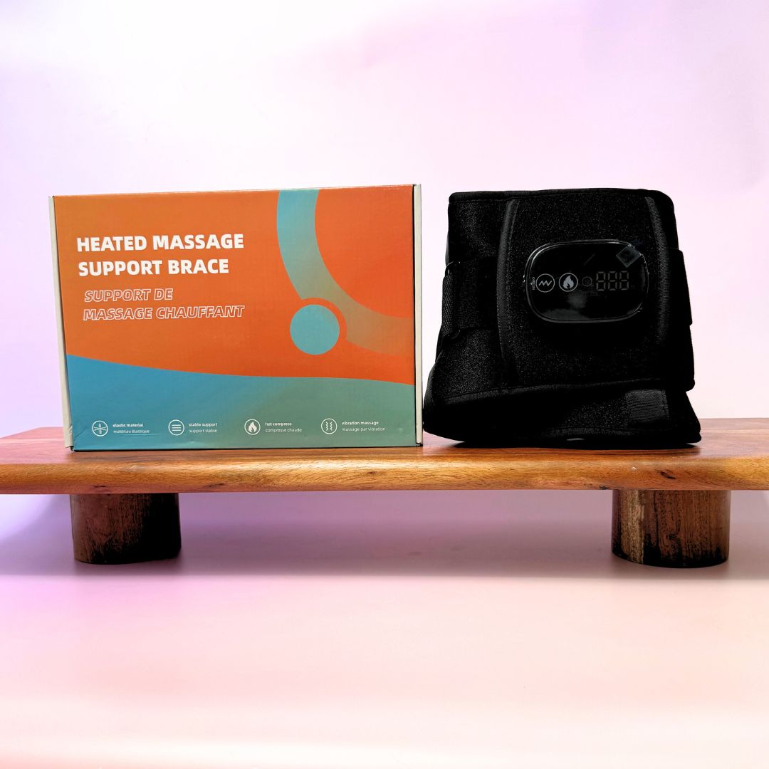 Heated Massage Support Brace - The HeatWave Wrap