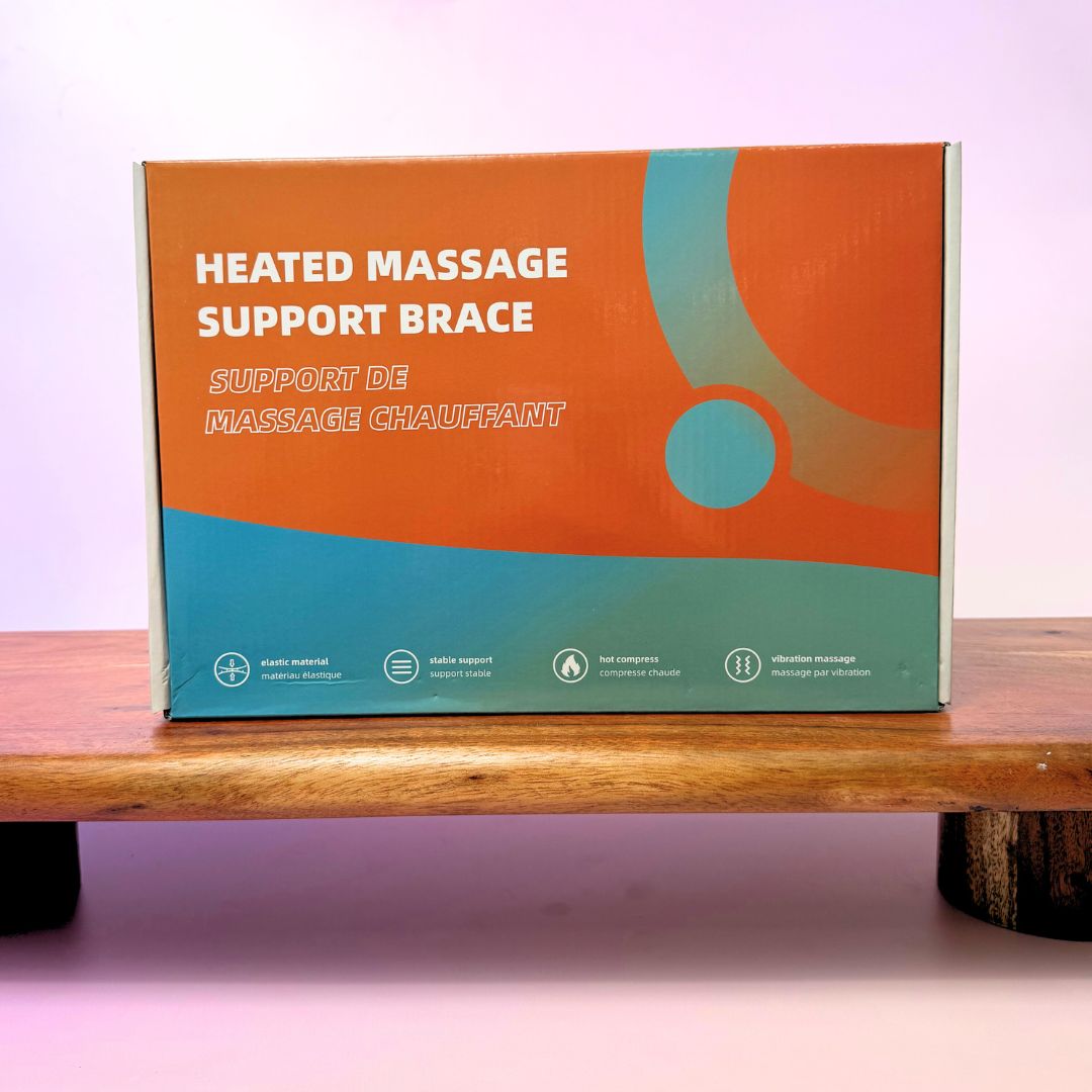 Heated Massage Support Brace - The HeatWave Wrap