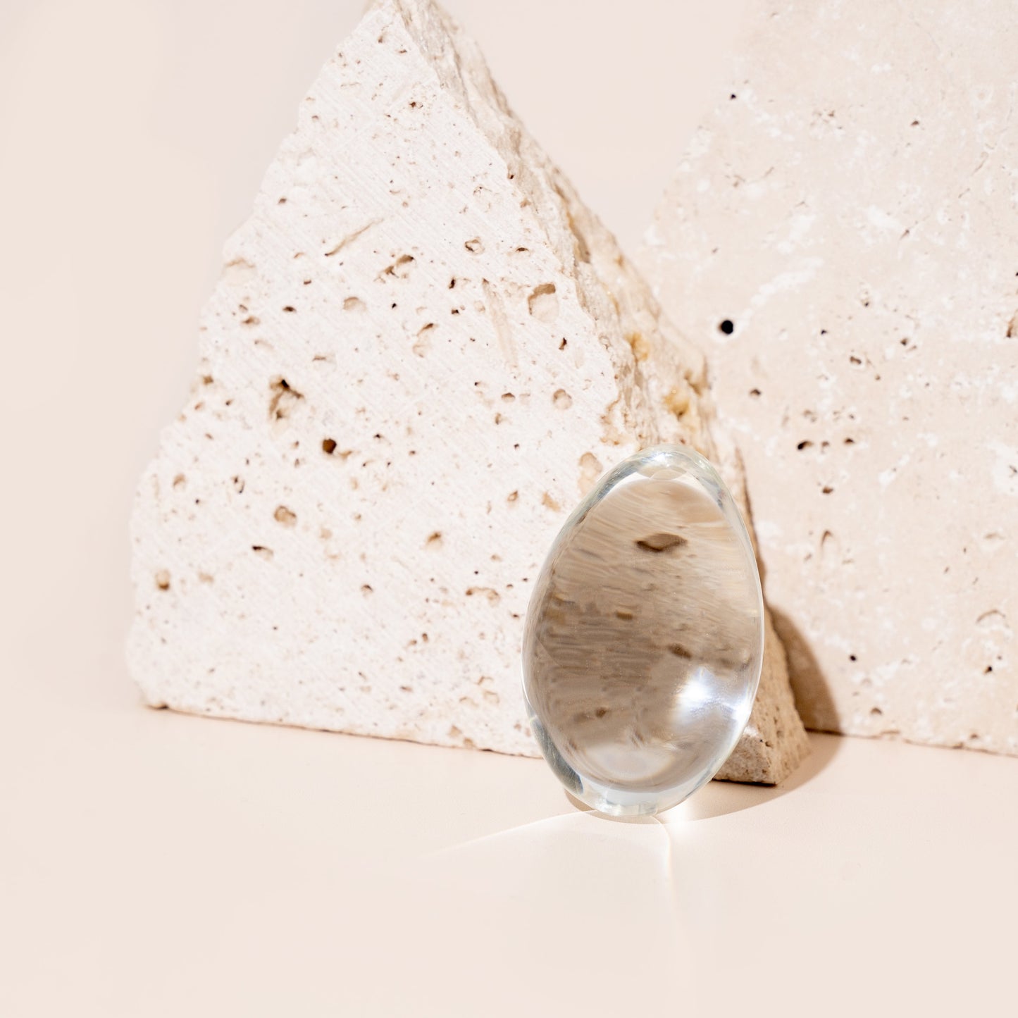 Luxe Glass Clear Yoni Egg