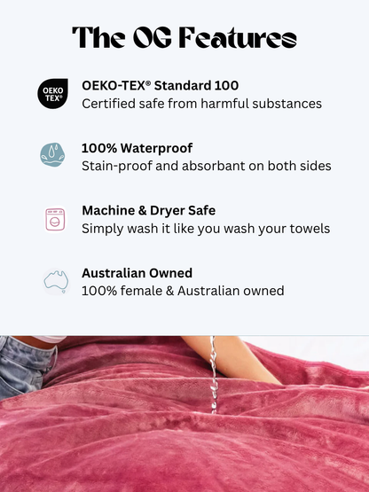 Waterproof Splash Blanket™ - Mulberry The OG