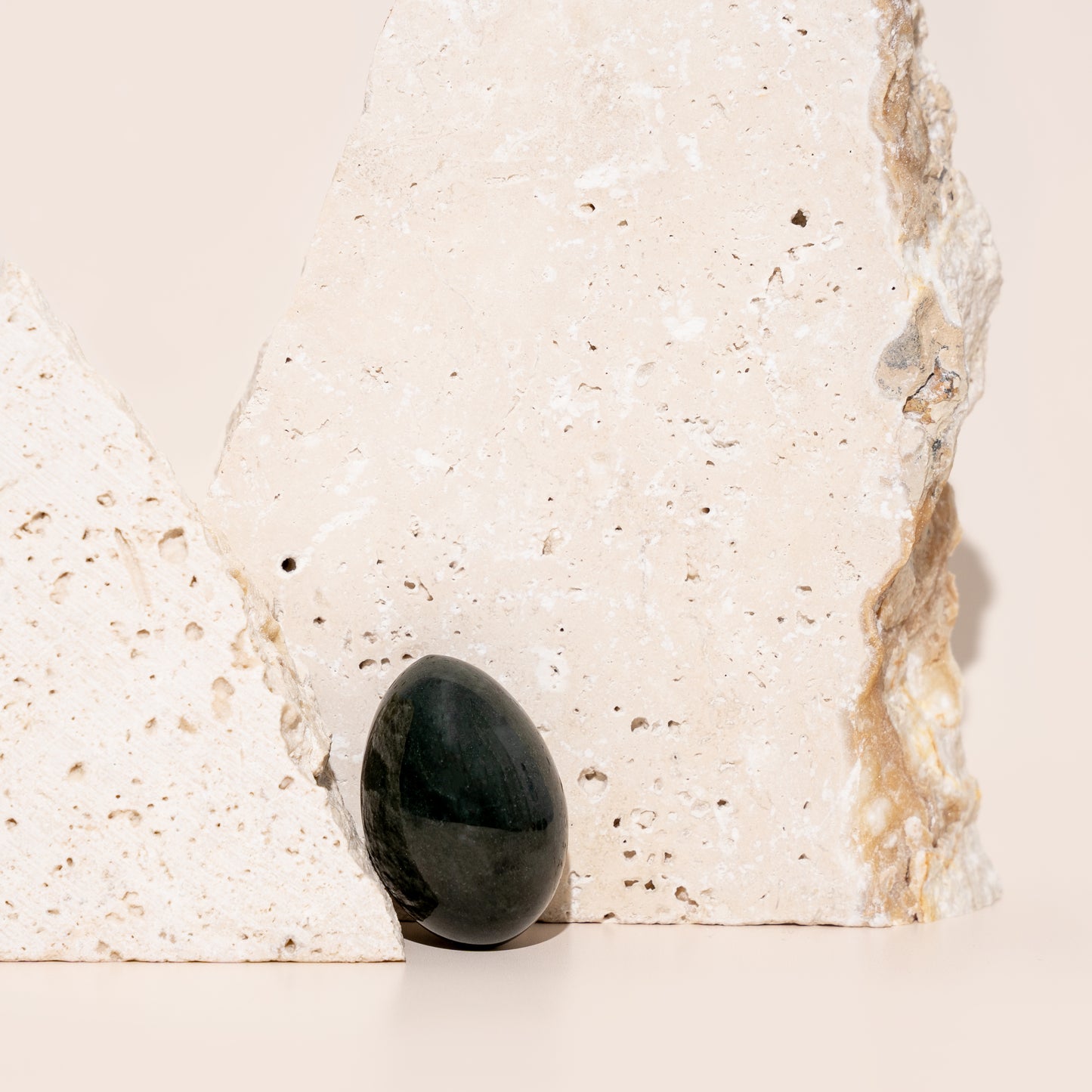 Nephrite Jade Yoni Egg - GIA Certified