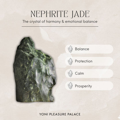 Nephrite Jade Yoni Egg - GIA Certified