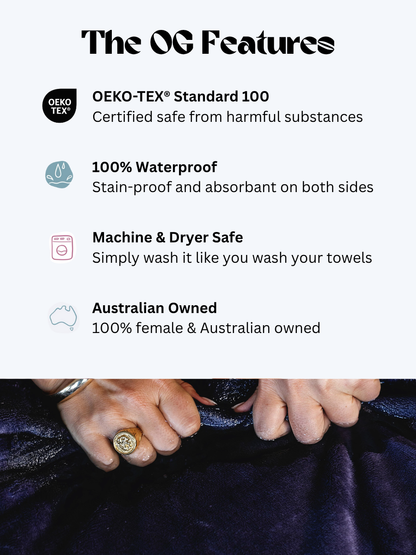 Waterproof Splash Blanket™ - Purple Smoke The OG