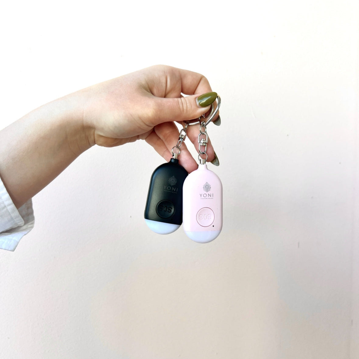 SOS Personal Alarm Key Ring for Safety and Self Defence + LED Light