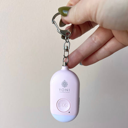 SOS Personal Alarm Key Ring for Safety and Self Defence + LED Light