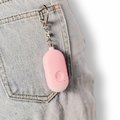 SOS Personal Alarm Key Ring for Safety and Self Defence + LED Light