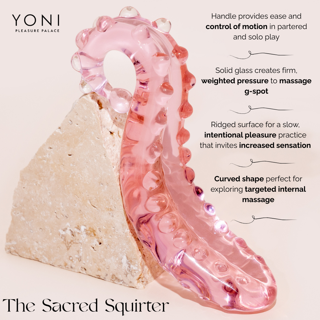 The Sacred Squirter® 2.0 Glass Dildo Pleasure Wand