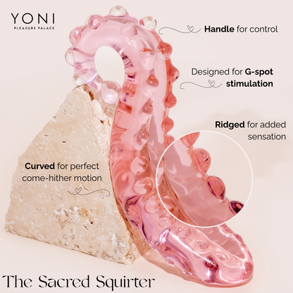 The Sacred Squirter® 2.0 Glass Dildo Pleasure Wand