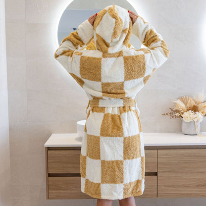 Splash Waterproof Robes - Whipped cream and toffee