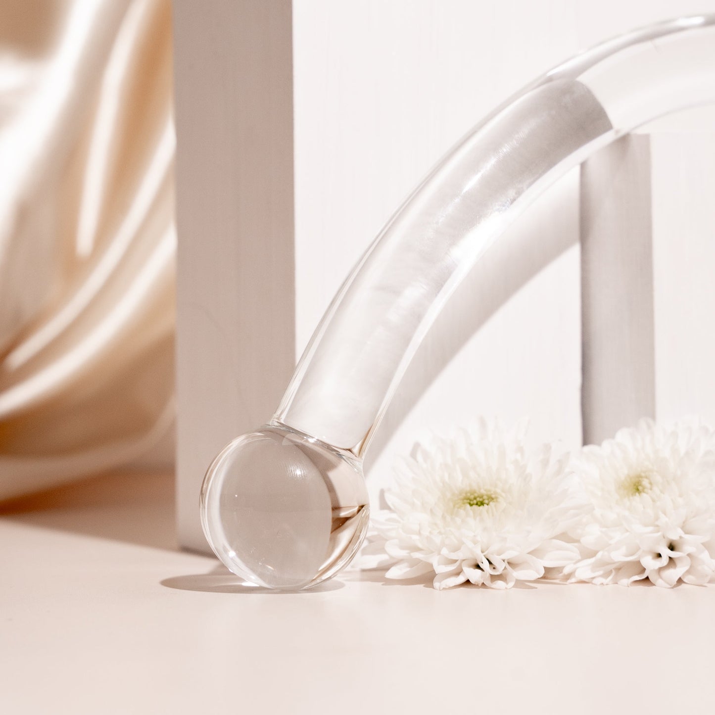 The Crescent Glass Dildo Pleasure Wand