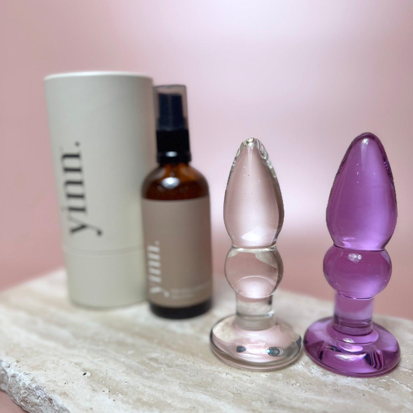 The Bishop - Two-Tiered Glass Butt Plug