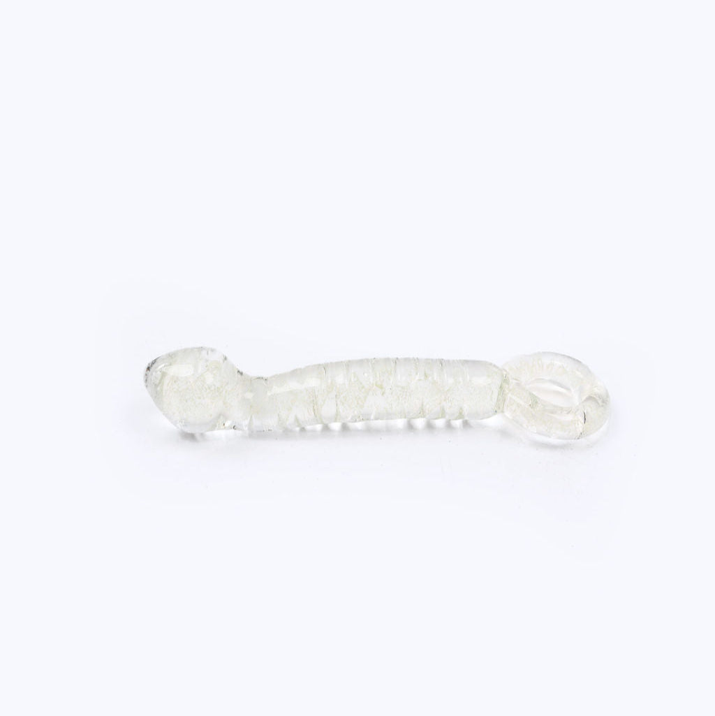 The Kosmic Glow in the Dark Glass Dildo
