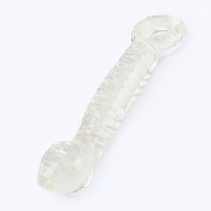 The Kosmic Glow in the Dark Glass Dildo