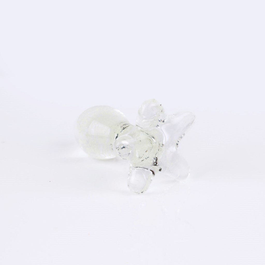 Nova Glass Butt Plug - Glow in the dark - Clear
