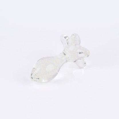 Nova Glass Butt Plug - Glow in the dark - Clear