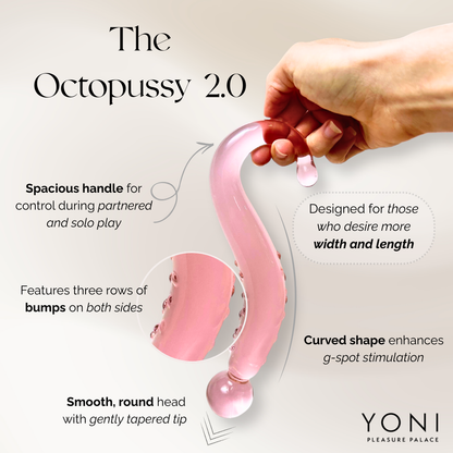 The Octopussy® 2.0 Glass Dildo Pleasure Wand