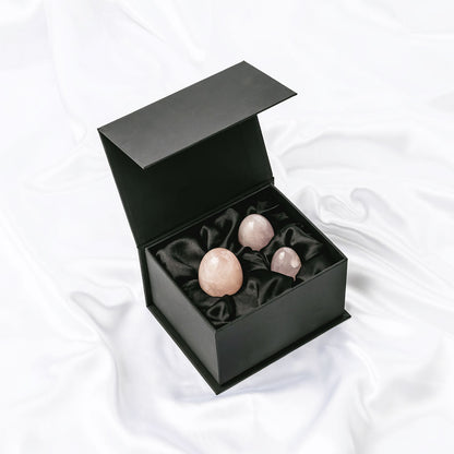 Black Satin-Lined Storage Box Trio Box