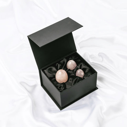 Black Satin-Lined Storage Box Trio Box