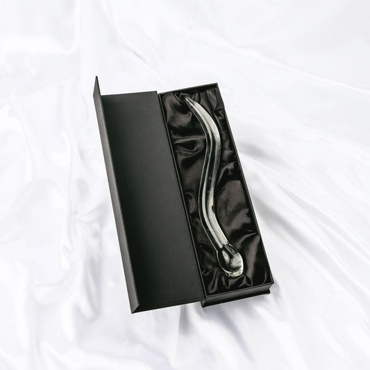 Black Satin-Lined Storage Box Serpent Box