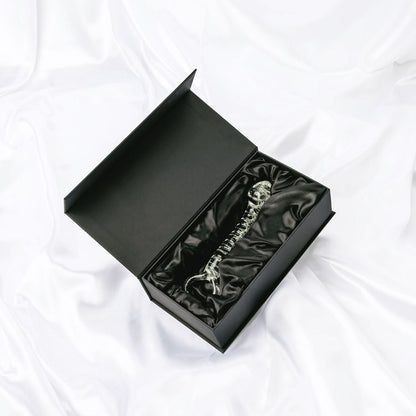 The Kosmic Glow in the Dark Glass Dildo
